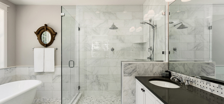 bathroom shower door installation in Niagara Falls